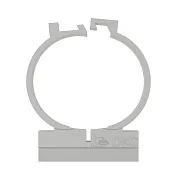 Фиксатор для труб 25 мм DKC двухкомпонентный серый (100 шт.) (51125DIY)