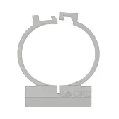 Фиксатор для труб 25 мм DKC двухкомпонентный серый (100 шт.) (51125DIY)