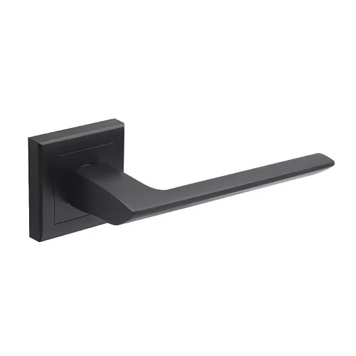 Ручка дверная Corsa Deco Camellia квадратная розетка черная (990314) Ручка дверная Corsa Deco Camellia квадратная розетка черная (990314)