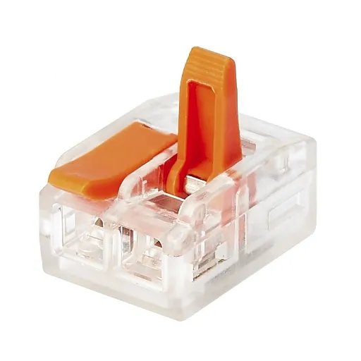 Клемма на 2 провода Electrovolt 221-412 0,2-4 кв.мм с рычажками без пасты (50 шт.) (ЦБ-00015942/605085) Клемма на 2 провода Electrovolt 221-412 0,2-4 кв.мм с рычажками без пасты (50 шт.) (ЦБ-00015942/605085)