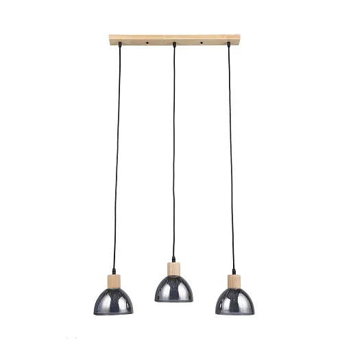 Светильник подвесной Arte Lamp Lancaster E27 60 Вт 7 кв.м черный/серый IP20 (A5869SP-3BK)