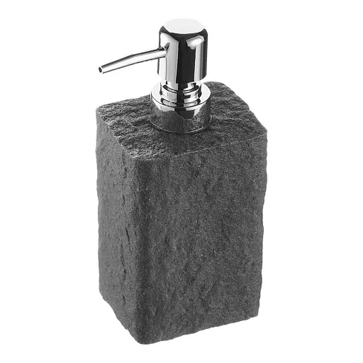 Дозатор для мыла Fora Stone Black настольный полирезин черный (For-STN021BL) Дозатор для мыла Fora Stone Black настольный полирезин черный (For-STN021BL)