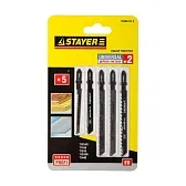 Пилки для лобзика Stayer Profi по дереву и металлу чистый рез (5 шт.) (15980-H5-2) Пилки для лобзика Stayer Profi по дереву и металлу чистый рез (5 шт.) (15980-H5-2)