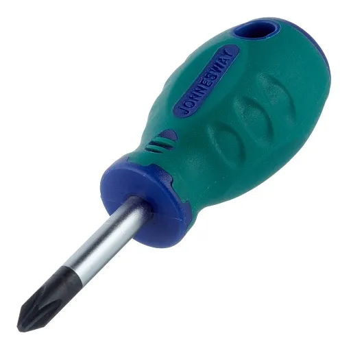 Отвертка крестовая PH2 38 мм Jonnesway Anti-slip grip (D71P238) Отвертка крестовая PH2 38 мм Jonnesway Anti-slip grip (D71P238)