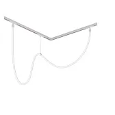 Светодиодный трековый светильник магнитный Arte Lamp Loop 4000К 65 Вт черный (A4911PL-1WH)