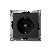 Розетка Systeme Electric AtlasDesign встраиваемая карбон с заземлением (ATN001043S) Розетка Systeme Electric AtlasDesign встраиваемая карбон с заземлением (ATN001043S)
