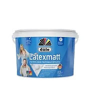 Краска интерьерная Dufa Latexmatt латексная моющаяся бесцветная 2,5 л Краска интерьерная Dufa Latexmatt латексная моющаяся бесцветная 2,5 л