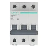 Автоматический выключатель модульный Systeme Electric City9 Set 3P 25А тип C 4,5 кА 230 В (C9F34325) Автоматический выключатель модульный Systeme Electric City9 Set 3P 25А тип C 4,5 кА 230 В (C9F34325)