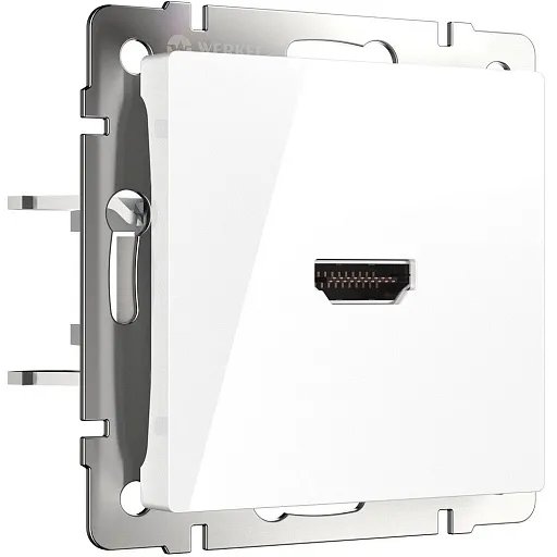 Розетка HDMI Werkel встраиваемая белая (a051121) Розетка HDMI Werkel встраиваемая белая (a051121)