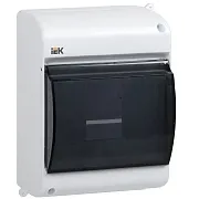Щит распределительный навесной IEK Krepta 3 КМПн пластиковый IP30 146х96х83 мм прозрачная дверь (MKP42-N-04-30-12) Щит распределительный навесной IEK Krepta 3 КМПн пластиковый IP30 146х96х83 мм прозрачная дверь (MKP42-N-04-30-12)