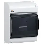 Щит распределительный навесной IEK Krepta 3 КМПн пластиковый IP30 146х96х83 мм прозрачная дверь (MKP42-N-04-30-12) Щит распределительный навесной IEK Krepta 3 КМПн пластиковый IP30 146х96х83 мм прозрачная дверь (MKP42-N-04-30-12)