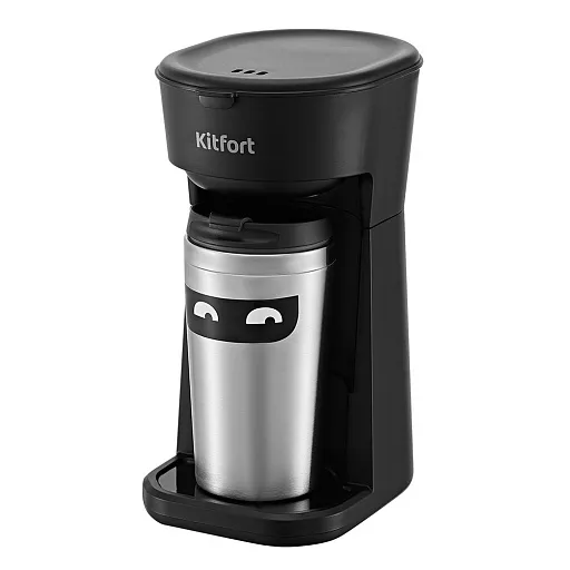 Кофеварка капельная Kitfort КТ-7186 черная Кофеварка капельная Kitfort КТ-7186 черная