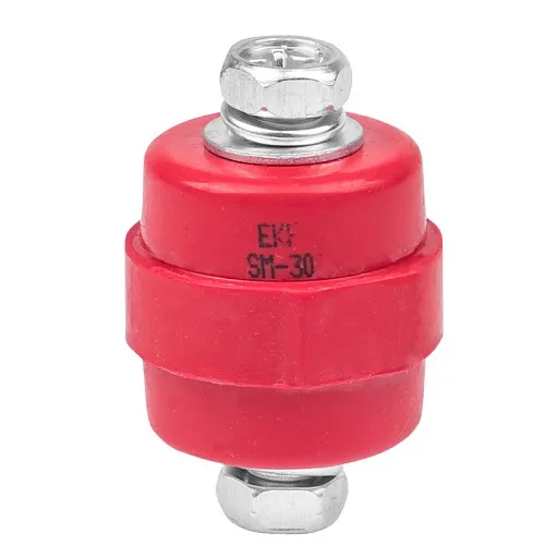 Изолятор EKF PROxima SM-30 IP30 380 А с болтом и шайбой пластиковый красный (10 шт.) (plc-sm-30) Изолятор EKF PROxima SM-30 IP30 380 А с болтом и шайбой пластиковый красный (10 шт.) (plc-sm-30)