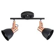 Спот Arte Lamp Jovi E14 80 Вт 4 кв.м черный/бронза IP20 (A1677PL-2BK)