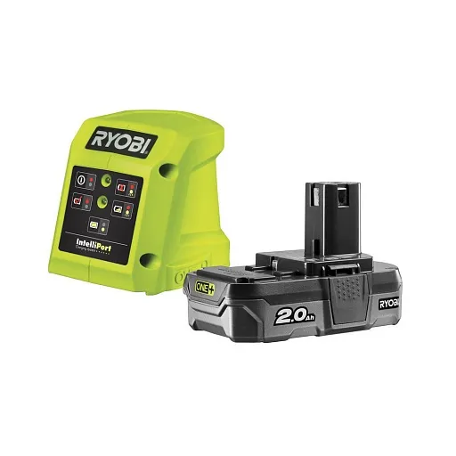 Аккумулятор Ryobi RC18115-120VSE 18 В 2Ач Li-Ion 18 В с зарядным устройством в комплекте (16304292) Аккумулятор Ryobi RC18115-120VSE 18 В 2Ач Li-Ion 18 В с зарядным устройством в комплекте (16304292)