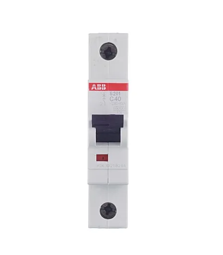 Автоматический выключатель модульный ABB S201 1P 40А тип C 6 кА 220 В (2CDS251001R0404) Автоматический выключатель модульный ABB S201 1P 40А тип C 6 кА 220 В (2CDS251001R0404)