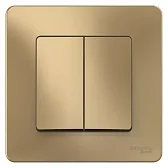 Выключатель Systeme Electric Blanca двухклавишный встраиваемый титан (BLNVS010504) Выключатель Systeme Electric Blanca двухклавишный встраиваемый титан (BLNVS010504)