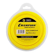 Леска для триммера Champion Round круг 3 мм х 25 м желтая (C5012) Леска для триммера Champion Round круг 3 мм х 25 м желтая (C5012)