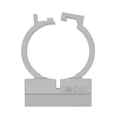 Фиксатор для труб 16 мм DKC двухкомпонентный серый (100 шт.) (51116DIY)