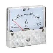 Амперметр аналоговый EKF PROxima AMA-801 80х80 мм IP20 600 А трансформаторное подключение на 5 модулей (ama-801-600)