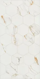 Плитка облицовочная Alma Ceramica Дублин белая геометрия 500x249x8,5 мм (11 шт.=1,37 кв.м)