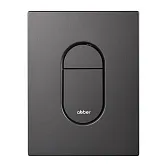 Клавиша смыва для инсталляций Abber пневматическая оружейная сталь (AC0124NG) Клавиша смыва для инсталляций Abber пневматическая оружейная сталь (AC0124NG)