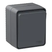 Переключатель Systeme Electric AtlasDesign Profi54 одноклавишный накладной антрацит (ATN544061) Переключатель Systeme Electric AtlasDesign Profi54 одноклавишный накладной антрацит (ATN544061)