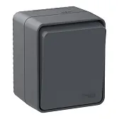 Переключатель Systeme Electric AtlasDesign Profi54 одноклавишный накладной антрацит (ATN544061) Переключатель Systeme Electric AtlasDesign Profi54 одноклавишный накладной антрацит (ATN544061)