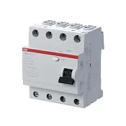 УЗО ABB FH204 40А 3P+N тип AC 30 мА 1 кА (2CSF204004R1400)