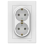 Розетка Systeme Electric AtlasDesign встраиваемая лотос (ATN001324)