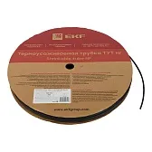 Трубка термоусадочная EKF ТУТ 4/2 мм черная (200 м)