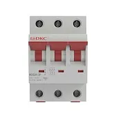 Автоматический выключатель модульный DKC Yon Max MD63N 3P 63А тип C 6 кА 400 В (MD63N-3PC63)