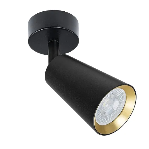 Спот Arte Lamp Cintura GU10 35 Вт 1 кв.м черный/золото IP20 (A2353PL-1BK) Спот Arte Lamp Cintura GU10 35 Вт 1 кв.м черный/золото IP20 (A2353PL-1BK)