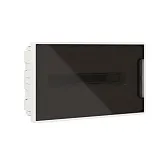 Щит распределительный встраиваемый DKC Frame ЩРВ-П пластиковый IP40 242,4х416,4х100 мм 18 модулей непрозрачная дверь (F18B1WDDIY)