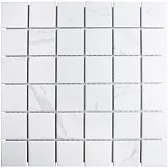 Мозаика Starmosaic Carrara Matt белая керамическая 306х306х6 мм матовая