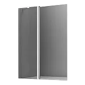 Шторка на ванну распашная 110х140х0,6 см профиль хром WasserKraft Salm (27P02-110) Шторка на ванну распашная 110х140х0,6 см профиль хром WasserKraft Salm (27P02-110)