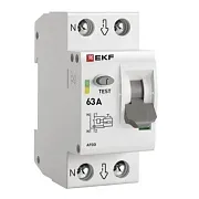 Устройство защиты от дугового пробоя EKF PROxima 63-pro 2P 63А 230 В на DIN-рейку (afdd-2-63-pro) Устройство защиты от дугового пробоя EKF PROxima 63-pro 2P 63А 230 В на DIN-рейку (afdd-2-63-pro)