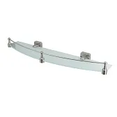 Полка для ванной WasserKraft Rhin K-8700 132х500х42 мм стекло/металл серебро (K-8744) Полка для ванной WasserKraft Rhin K-8700 132х500х42 мм стекло/металл серебро (K-8744)