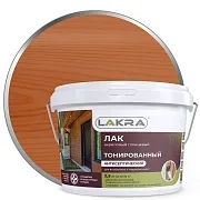 Лак акриловый тонированный Лакра орех 2,5 кг глянцевый