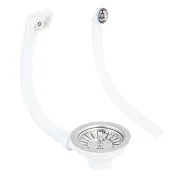 Выпуск для мойки Wirquin 3 1/2 с переливом нержавеющая сталь (30987086) Выпуск для мойки Wirquin 3 1/2 с переливом нержавеющая сталь (30987086)
