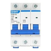 Автоматический выключатель модульный Chint NXB-63 3P 32А тип C 6 кА 400 В (814173) Автоматический выключатель модульный Chint NXB-63 3P 32А тип C 6 кА 400 В (814173)