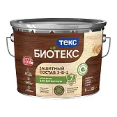 Антисептик Текс Биотекс 3-в-1 декоративный для дерева беленый дуб 9 л