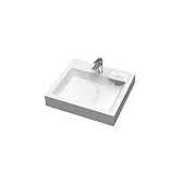 Раковина на стиральную машину MARRBAXX Энигма V62 60х55 см белая (V062D001) Раковина на стиральную машину MARRBAXX Энигма V62 60х55 см белая (V062D001)