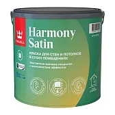 Краска моющаяся Tikkurila/Tikkivala Harmony Satin база С бесцветная 2,7 л Краска моющаяся Tikkurila/Tikkivala Harmony Satin база С бесцветная 2,7 л