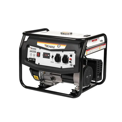 Генератор бензиновый Kranz KR3300 2,8 кВт (KR-16-1133) Генератор бензиновый Kranz KR3300 2,8 кВт (KR-16-1133)