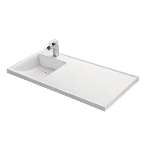 Раковина для тумбы Aquaton Лондри 105 см левая (1A72833KLH01L)