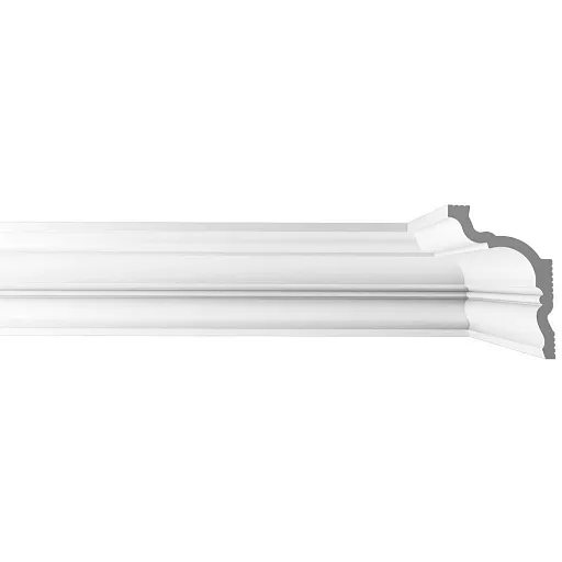 Плинтус потолочный из экополимера ударопрочный 100х70х2000 мм Bello Deco XPS К10 Плинтус потолочный из экополимера ударопрочный 100х70х2000 мм Bello Deco XPS К10