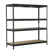 Стеллаж металлический AR Shelving Rivet Stabil 1800x1800x600 мм 4 полки Стеллаж металлический AR Shelving Rivet Stabil 1800x1800x600 мм 4 полки