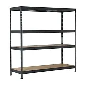 Стеллаж металлический AR Shelving Rivet Stabil 1800x1800x600 мм 4 полки Стеллаж металлический AR Shelving Rivet Stabil 1800x1800x600 мм 4 полки