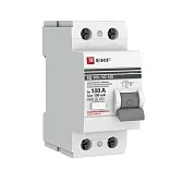 УЗО EKF PROxima ВД-100 100А 1P+N тип AC 100 мА 4,5 кА селективное (elcb-2-100-100S-em-pro)
